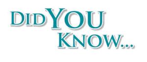 Did You Know