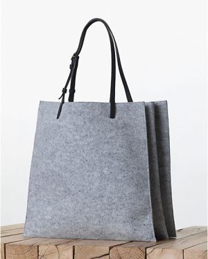 Celine-Triple-Grey-Felt-Shopping-Tote-bag-Fall-2013