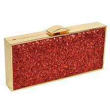 glitter clutch