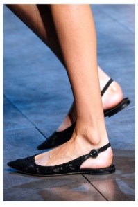 Dolce-Gabbana-sling back flat