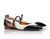 TBurch two-tone pointy flat