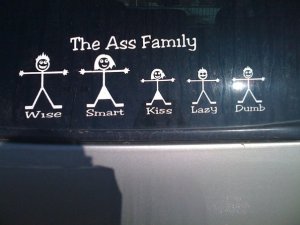 Ass fam sticker