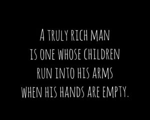 Truly rich man