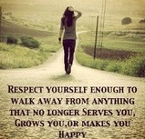 Let go and walk away