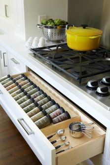 kitchen spice drawer