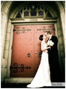 photo at church doors