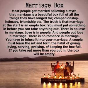 Marriage box