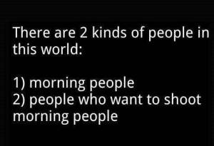 Morning people