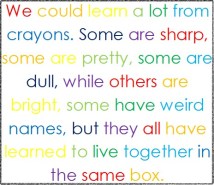 learn from crayons
