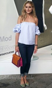 Johanna-Ortiz-Cotton-Striped-Off-The-Shoulder-Tulum-Top-Seen-On-Olivia-Palermo