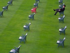 Benches by Toby Melville of Reuters