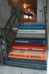 books-steps