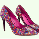 Trina Turk confetti sequin pumps